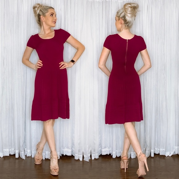 Julian Taylor Dresses & Skirts - Burgundy Sweater Dress by Julian Taylor